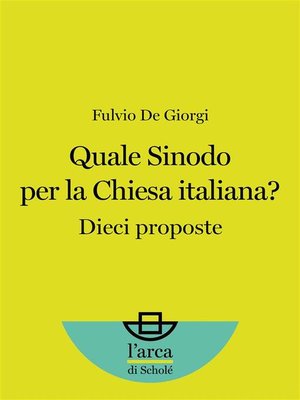 cover image of Quale Sinodo per la Chiesa Italiana?